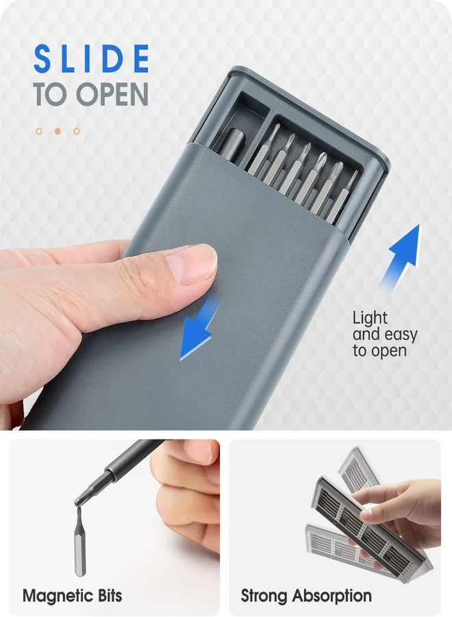 Macloom Precision Screwdriver Set,Small Screwdriver With Torx Phillips Head&Flathead,Repair Tool Kit With Magnetic Bits For Electronics,Pc,Watch,Jewelry,Diy Projects&Home Repairing.,Black - Image 5